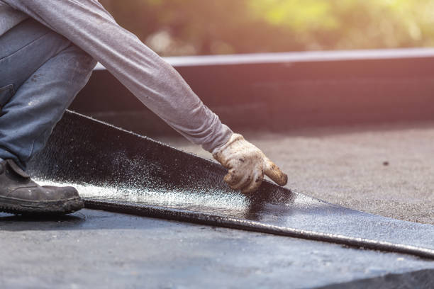Professional Emergency Waterproofing technician working in Princeton, NJ